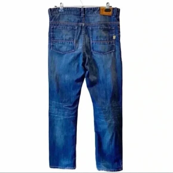 Tommy Hilfiger Jeans Slim Straight  Leg Dark Blue Denim Boys Size 18 - Picture 2 of 16